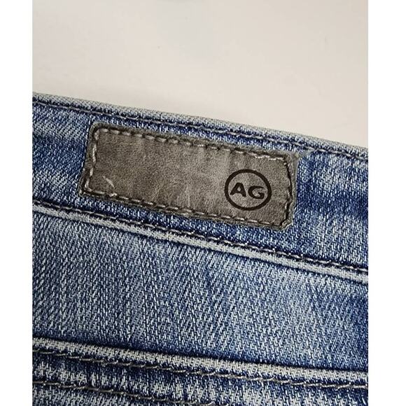 AG Adriano Goldschmeid The Stevie Cuff Slim Straight Cuffed Distressed Jeans 26 - Picture 9 of 9